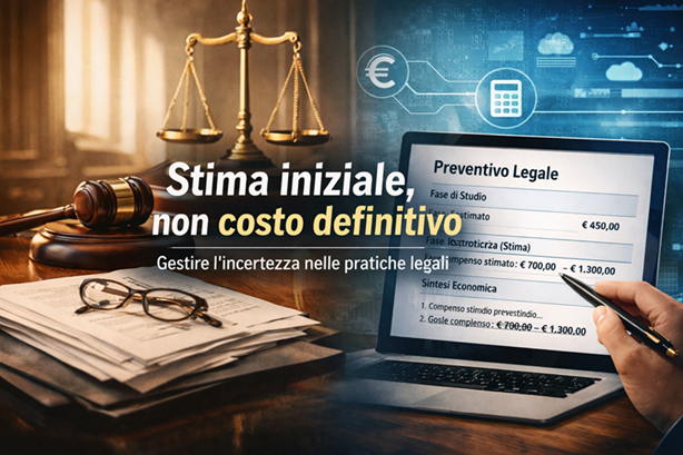 Perché non è sempre possibile stabilire subito il costo totale di una pratica legale
