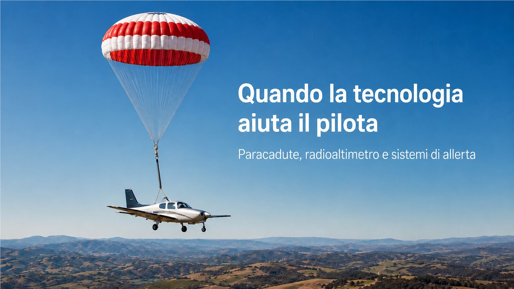Quando la tecnologia aiuta il pilota a evitare il terreno