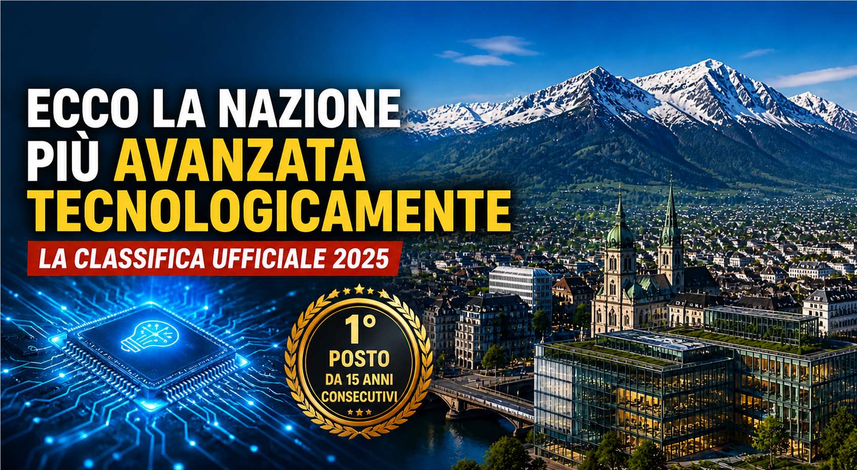 La nazione più avanzata tecnologicamente al mondo? Non è quella che pensi